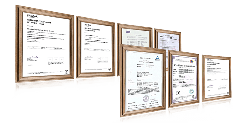 genleelai autoparts certificate