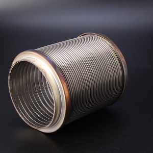 combined corrugated exhaust pipe