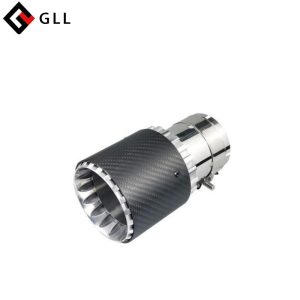 Gearwheel style Carbon fiber Exhaust tip