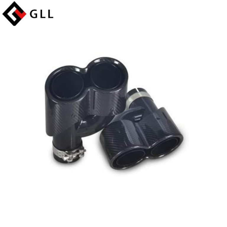 H Type Carbon fiber Exhaust tip-Dual outlet